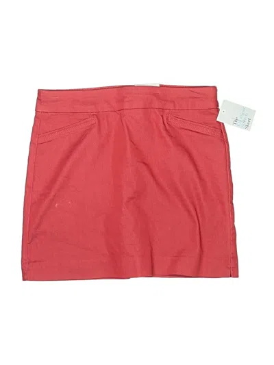Pre-owned Croft & Barrow Casual Skirt In Red