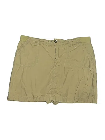 Pre-owned Croft & Barrow Casual Skirt In Tan