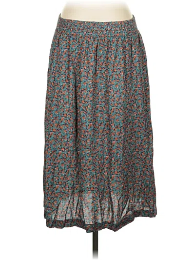 Pre-owned Croft & Barrow Casual Skirt In Teal
