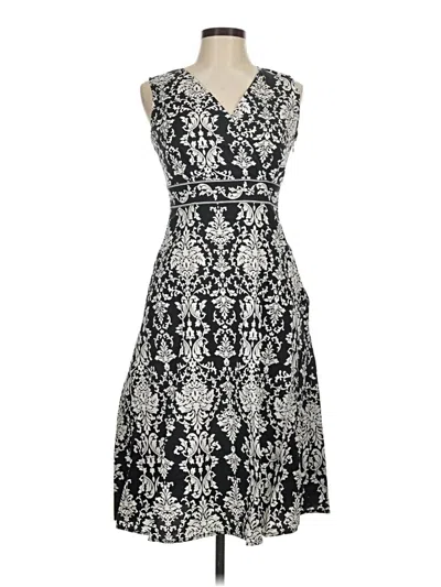 Pre-owned Croft & Barrow Cocktail Dress In Black