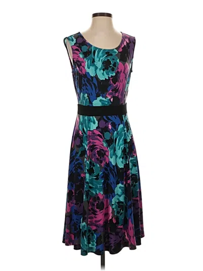 Pre-owned Croft & Barrow Cocktail Dress In Teal