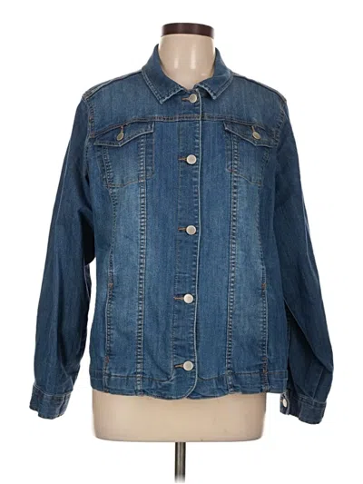 Pre-owned Croft & Barrow Denim Jacket In Blue