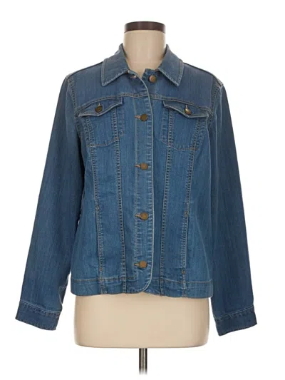 Pre-owned Croft & Barrow Denim Jacket In Blue