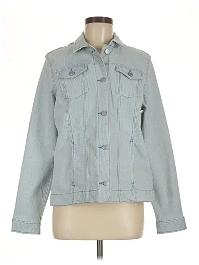 Pre-owned Croft & Barrow Denim Jacket In Blue