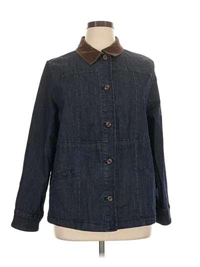 Pre-owned Croft & Barrow Denim Jacket In Blue
