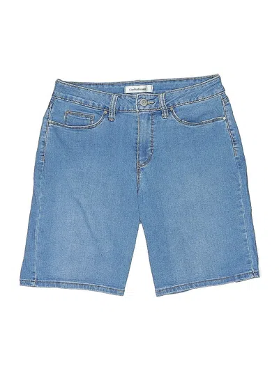 Pre-owned Croft & Barrow Denim Shorts In Blue