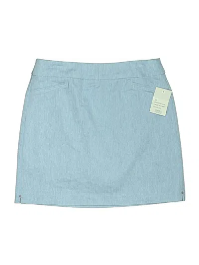 Croft & Barrow Denim Skirt In Blue