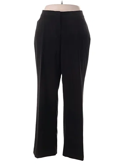 Pre-owned Croft & Barrow Dress Pants In Black