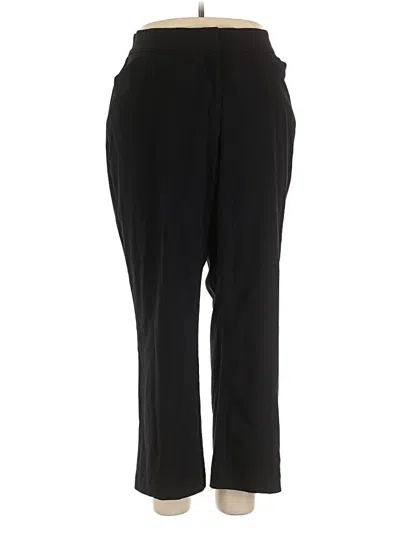 Pre-owned Croft & Barrow Dress Pants In Black