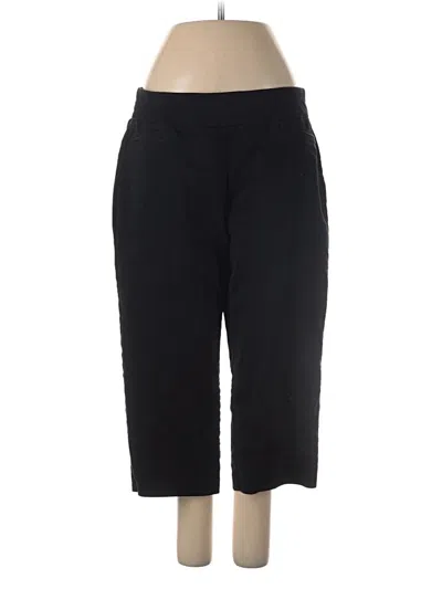 Pre-owned Croft & Barrow Dress Pants In Black