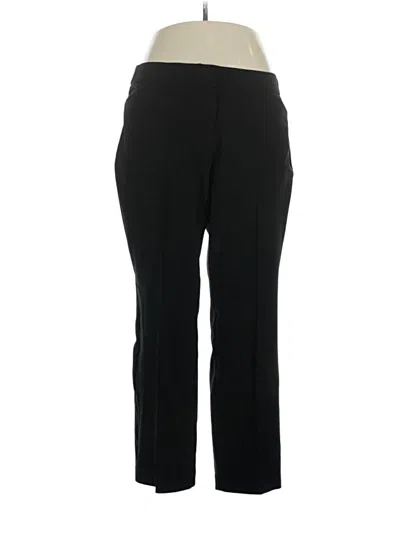 Pre-owned Croft & Barrow Dress Pants In Black