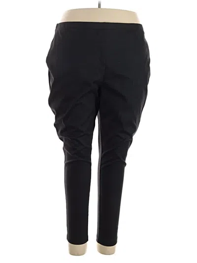 Pre-owned Croft & Barrow Dress Pants In Black