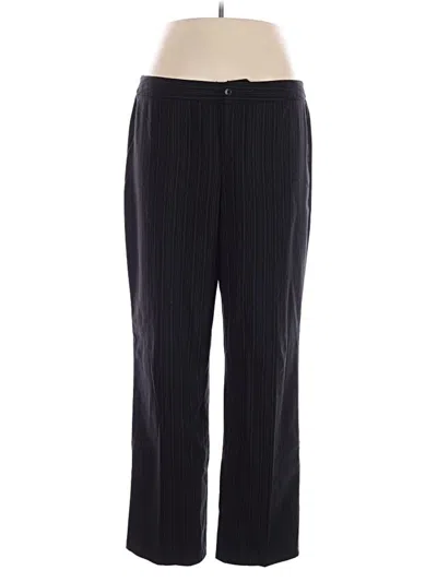 Pre-owned Croft & Barrow Dress Pants In Black