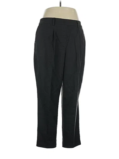 Pre-owned Croft & Barrow Dress Pants In Black