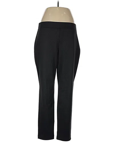 Pre-owned Croft & Barrow Dress Pants In Black