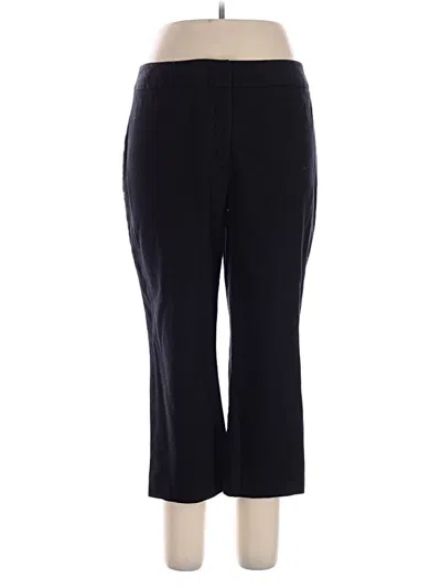 Pre-owned Croft & Barrow Dress Pants In Black