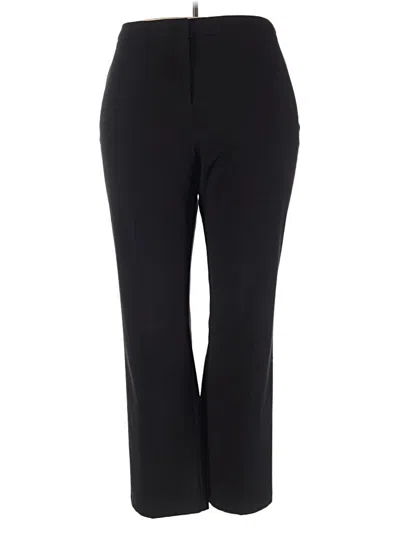 Pre-owned Croft & Barrow Dress Pants In Black