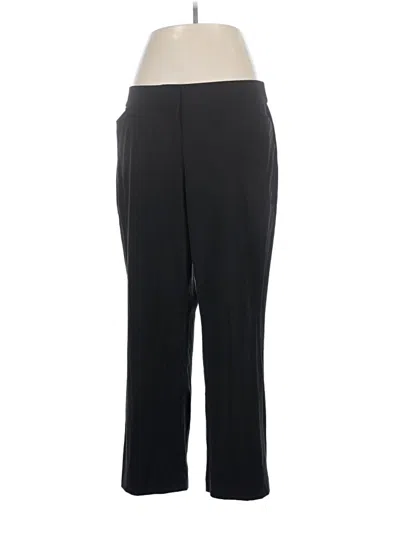 Pre-owned Croft & Barrow Dress Pants In Black