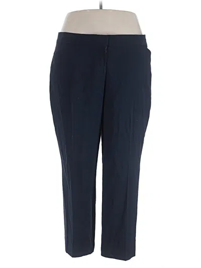 Pre-owned Croft & Barrow Dress Pants In Blue