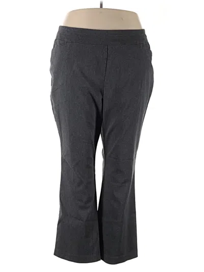 Pre-owned Croft & Barrow Dress Pants In Gray