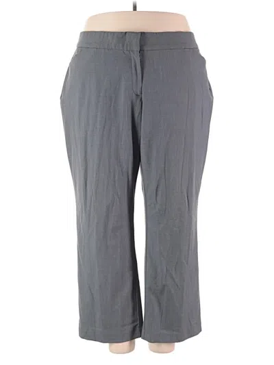 Pre-owned Croft & Barrow Dress Pants In Gray
