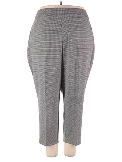 Pre-owned Croft & Barrow Dress Pants In Gray