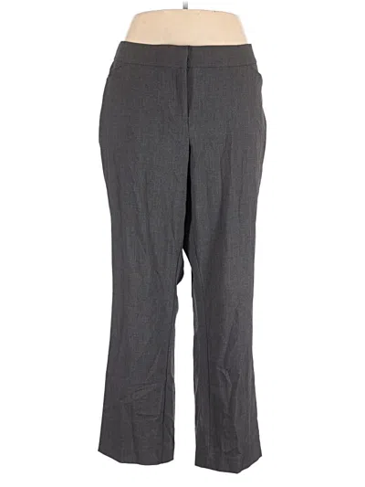 Pre-owned Croft & Barrow Dress Pants In Gray