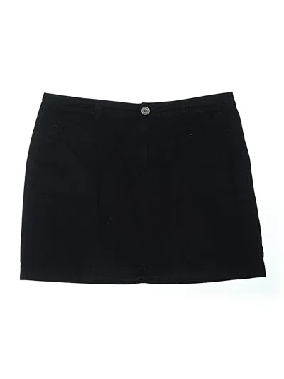 Pre-owned Croft & Barrow Formal Skirt In Black