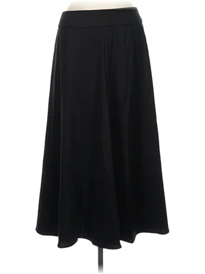 Pre-owned Croft & Barrow Formal Skirt In Black