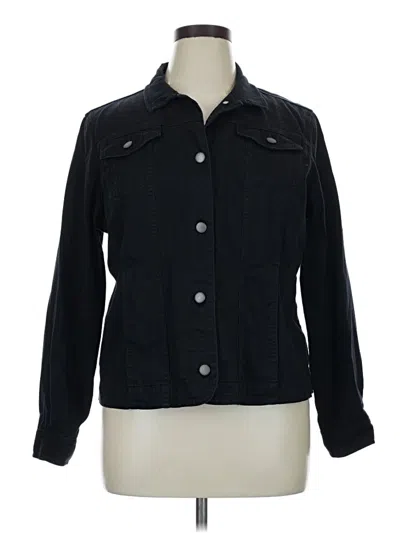Pre-owned Croft & Barrow Jacket In Black
