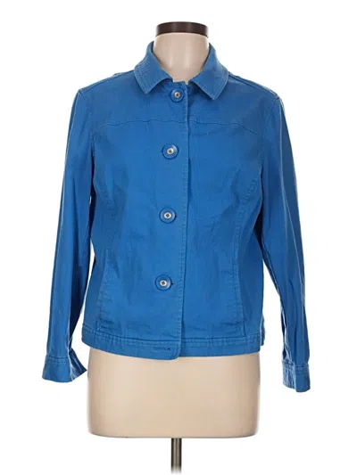 Pre-owned Croft & Barrow Jacket In Blue