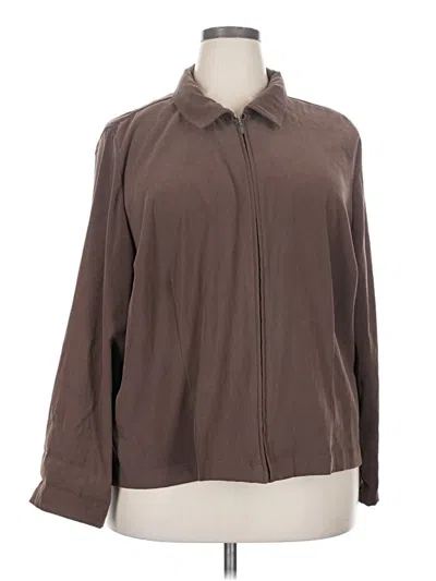 Pre-owned Croft & Barrow Jacket In Brown