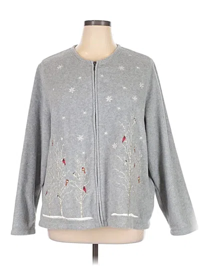 Pre-owned Croft & Barrow Jacket In Gray