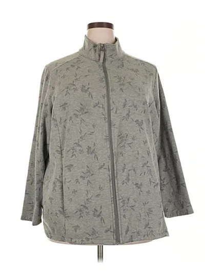 Pre-owned Croft & Barrow Jacket In Gray