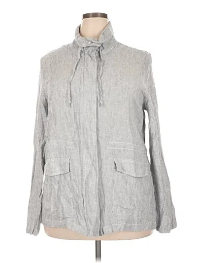 Pre-owned Croft & Barrow Jacket In Gray