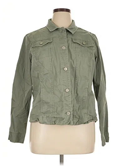 Pre-owned Croft & Barrow Jacket In Green