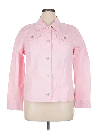 Pre-owned Croft & Barrow Jacket In Pink