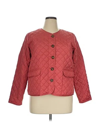 Pre-owned Croft & Barrow Jacket In Red