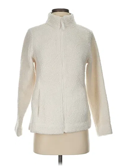 Pre-owned Croft & Barrow Jacket In White