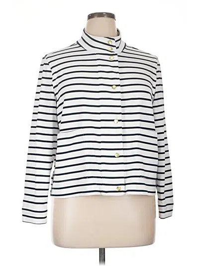 Pre-owned Croft & Barrow Jacket In White