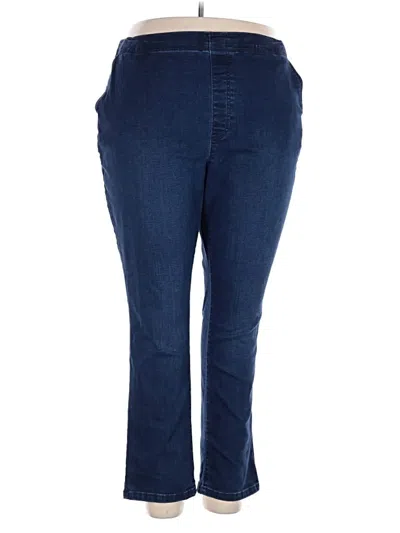 Pre-owned Croft & Barrow Jeggings In Blue
