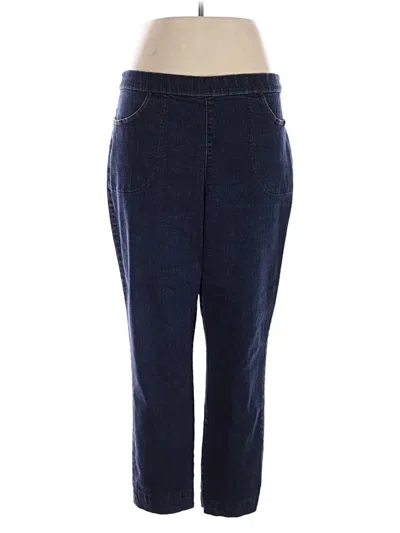 Pre-owned Croft & Barrow Jeggings In Blue