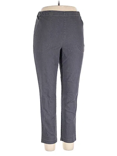 Pre-owned Croft & Barrow Jeggings In Gray
