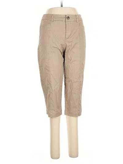 Pre-owned Croft & Barrow Khaki Pant In Brown