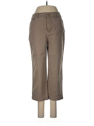 Pre-owned Croft & Barrow Khaki Pant In Brown