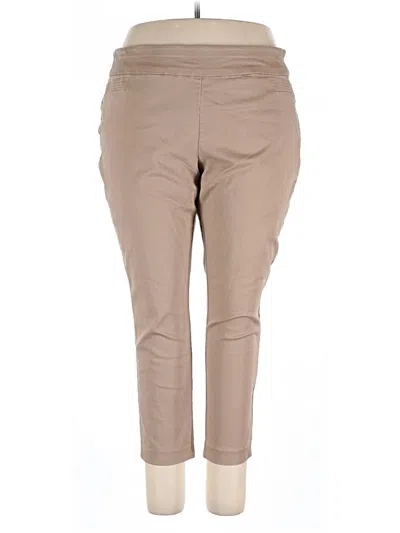 Pre-owned Croft & Barrow Khaki Pant In Tan