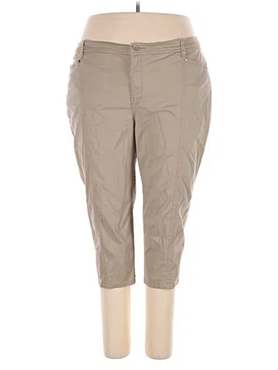 Pre-owned Croft & Barrow Khaki Pant In Tan