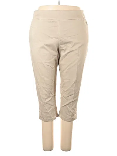 Pre-owned Croft & Barrow Khaki Pant In Tan