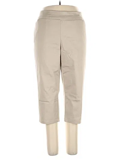 Pre-owned Croft & Barrow Khaki Pant In Tan