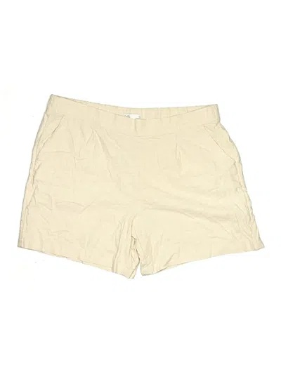 Pre-owned Croft & Barrow Khaki Shorts In Brown